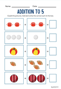 first grade math worksheets