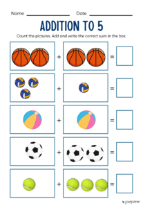 first grade math worksheets