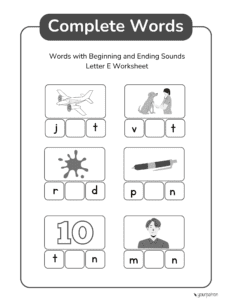 missing alphabet worksheet