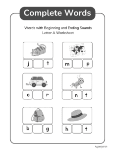 missing alphabet worksheet