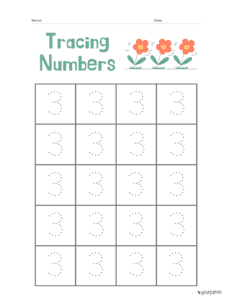 tracing 1 to 10