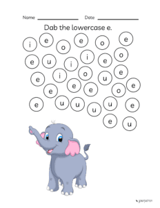 lowercase alphabet practice