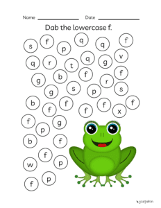 lowercase alphabet practice