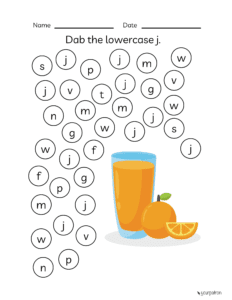 Lowecase alphabet practice