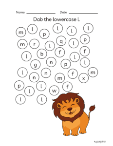 Lowecase alphabet practice