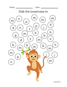 Lowecase alphabet practice