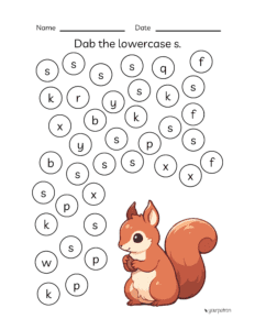 Lowecase alphabet practice