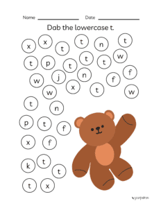 Lowecase alphabet practice