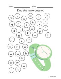 Lowecase alphabet practice