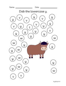 Lowecase alphabet practice