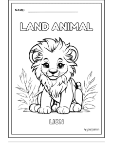 land animals coloring pages