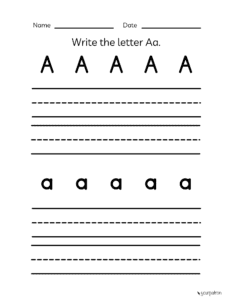 Alphabet Practice Worksheets