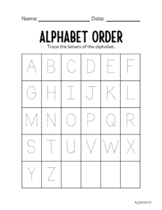 Alphabet Practice worksheets