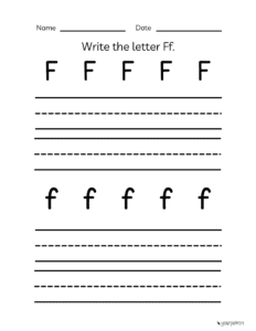 Alphabet Practice Worksheets