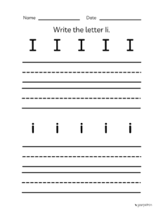 Alphabet practice worksheets