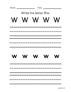 alphabet practice worksheets