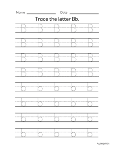 alphabet tracing worksheets