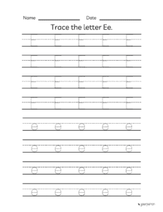 alphabet tracing worksheets