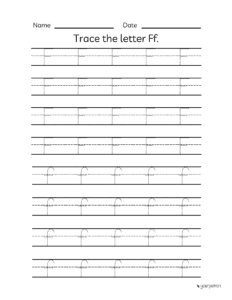 alphabet tracing worksheets