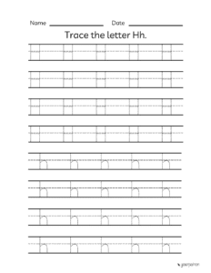 alphabet tracing worksheets