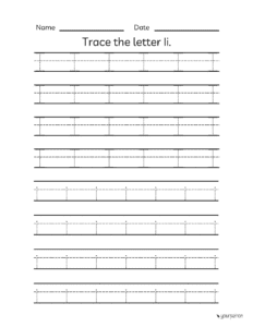 alphabet tracing worksheets