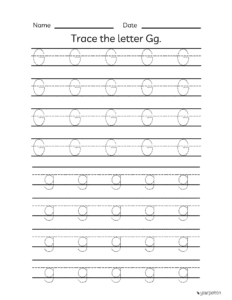 alphabet tracing worksheets