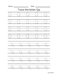 alphabet tracing worksheets