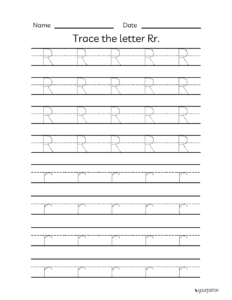 alphabet tracing worksheets