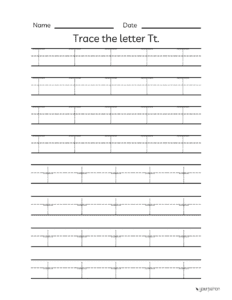 alphabet tracing worksheets