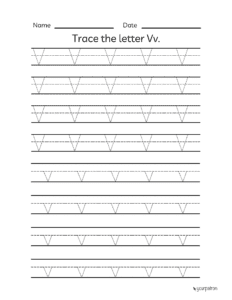 alphabet tracing worksheets