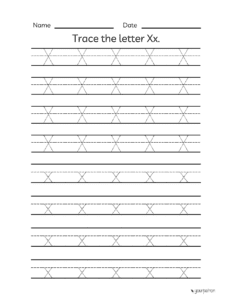 alphabet tracing worksheets