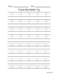 alphabet tracing worksheets