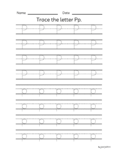 alphabet tracing worksheets