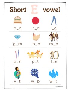 Short Vowel Worksheets Pdf