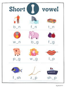 Short Vowel Worksheets Pdf