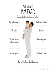 fathers day worksheets