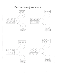 decomposing numbers worksheets