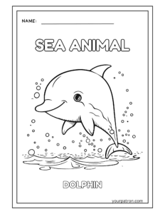 sea life coloring book pages