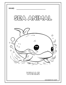 sea life coloring book pages