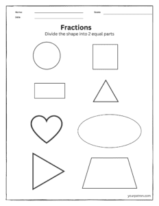 fraction for grade 1