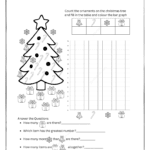 christmas tree graph worksheets