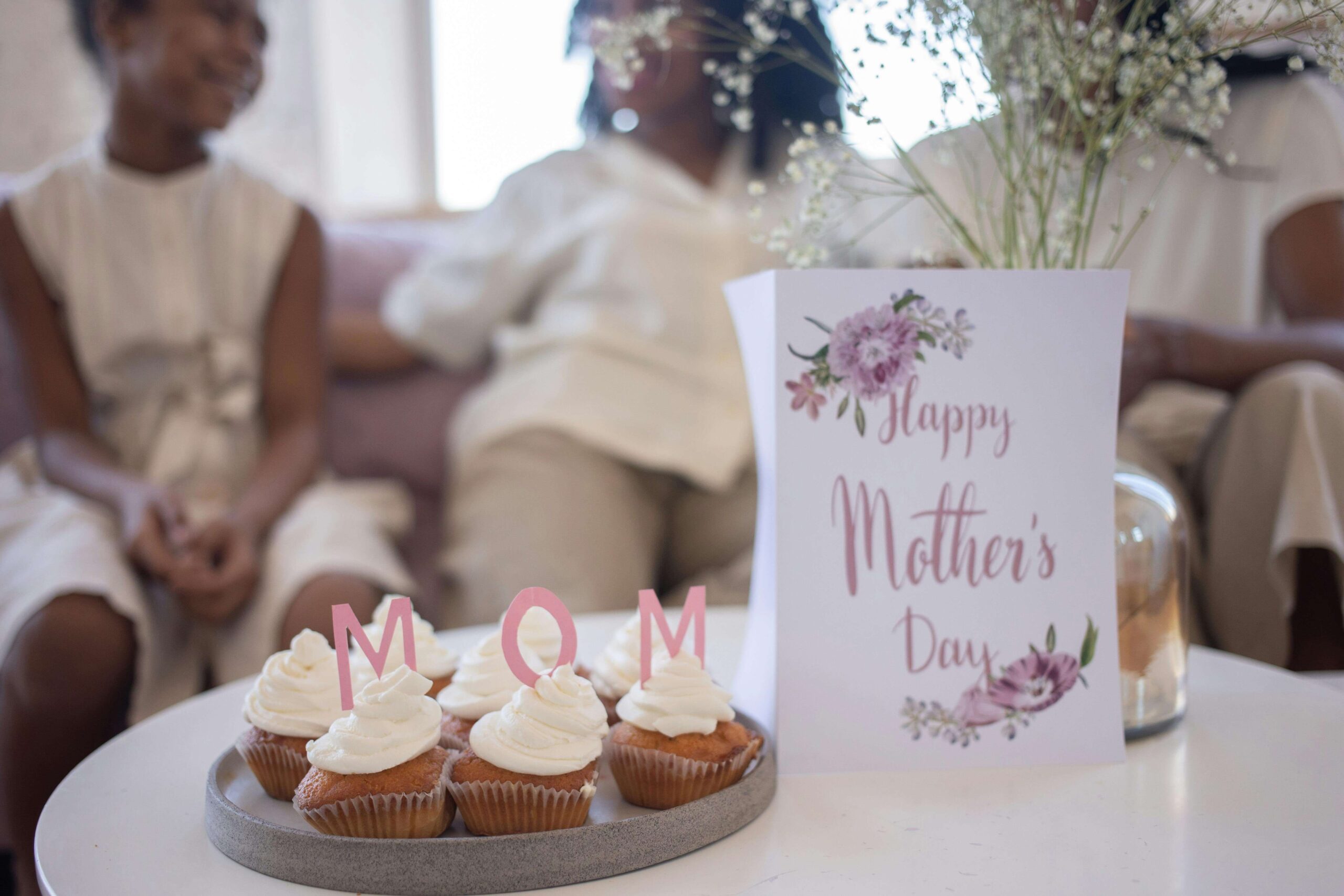 Mother's day celebration with toddlers