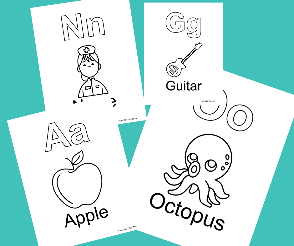 Alphabet Coloring Sheets Pdf