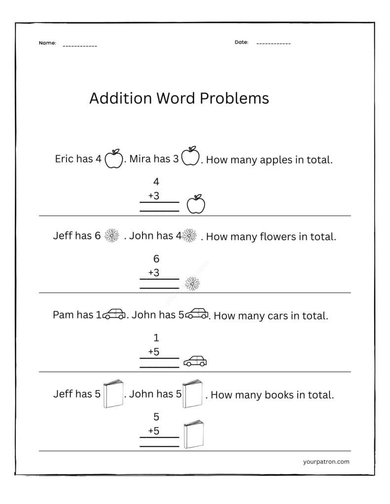 Addition Word Problems
