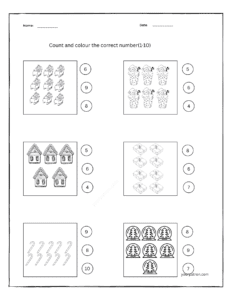 christmas math worksheets for preschool