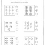 preschool counting worksheets