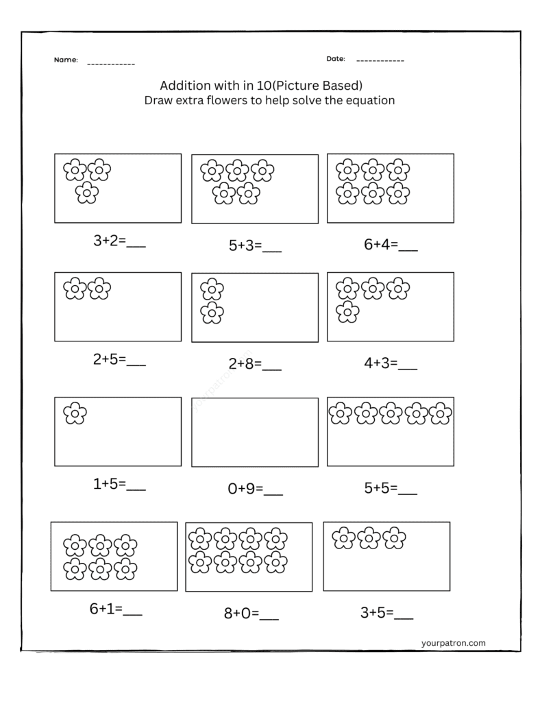 grade 1 addition worksheets