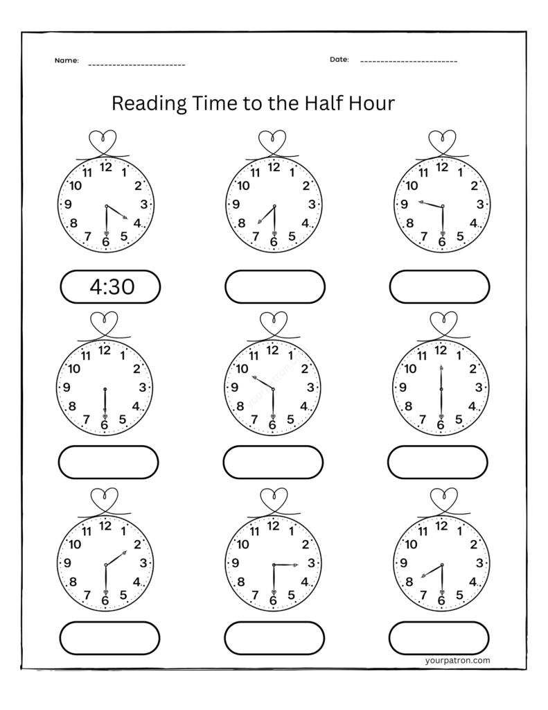 Reading-time-to-the-half-hour-grade-1