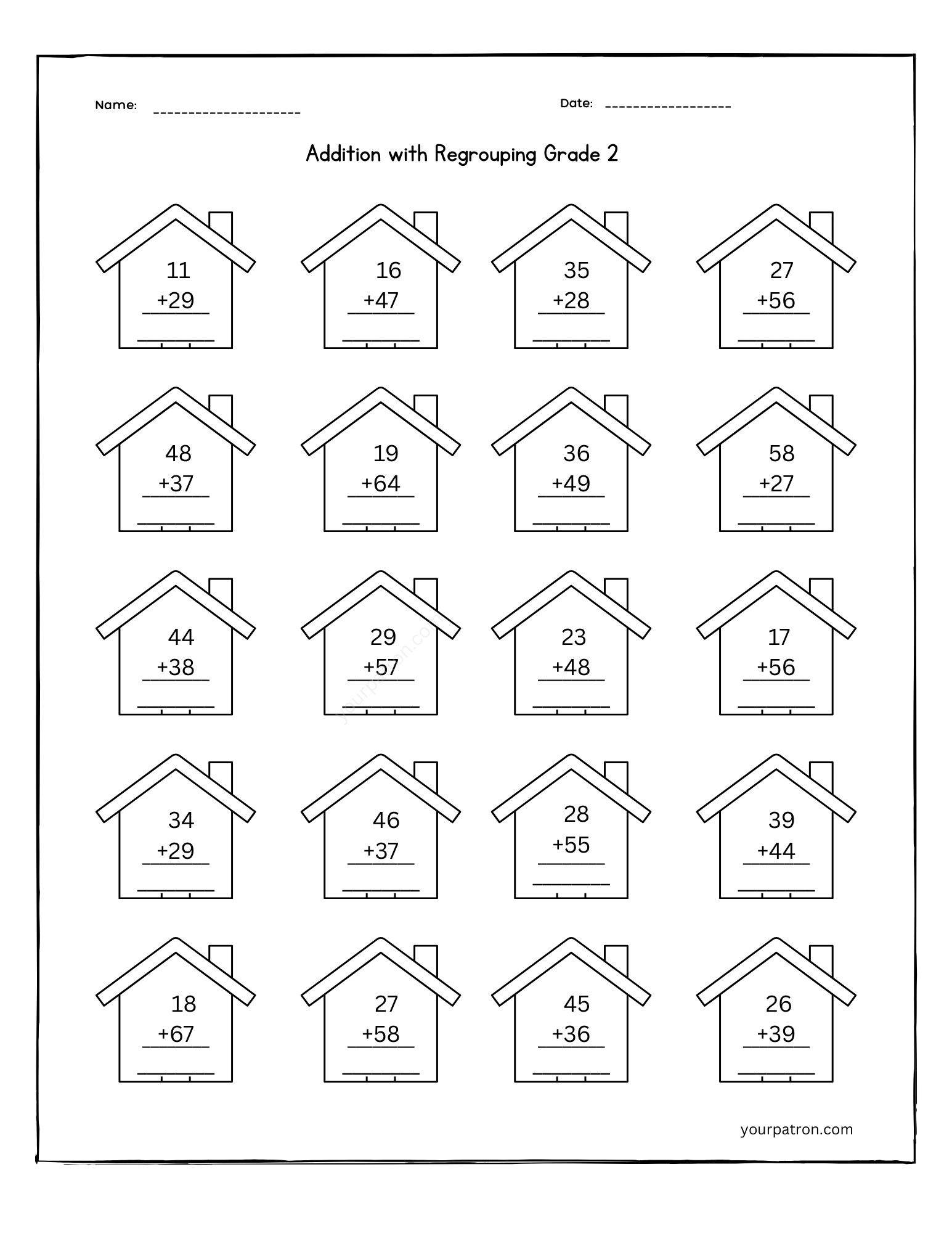 addition-with-regrouping-grade-2