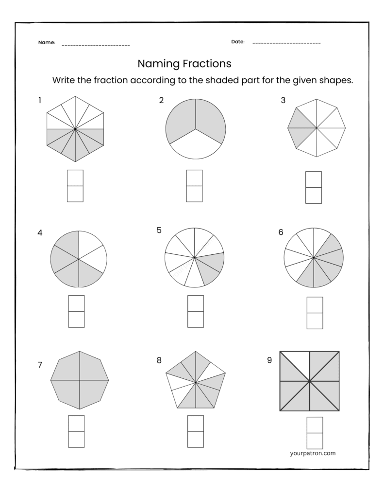 naming-fractions-worksheet-grade-2